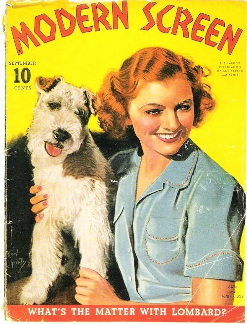MODERN SCREEN magazine cover Issue 106 September 1939